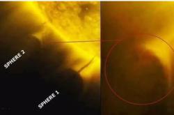 太阳附近惊现超巨型UFO，是来太阳充电的吗？ -灵异事件