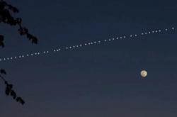 2023年杭州ufo，夜空惊现ufo编队(真相是马斯克的星链) -灵异事件