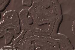 NASA拍到火星南极高清照片 景象奇异惊人